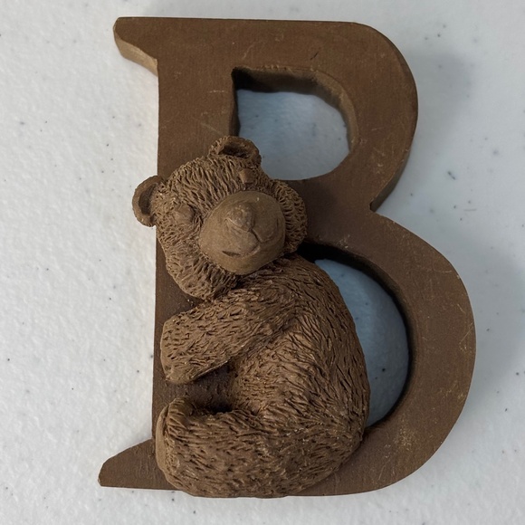 TNT Unfinished ABC Teddy Bear Figurine Set and Teddy Bear Ornament Four Pieces - Picture 8 of 16